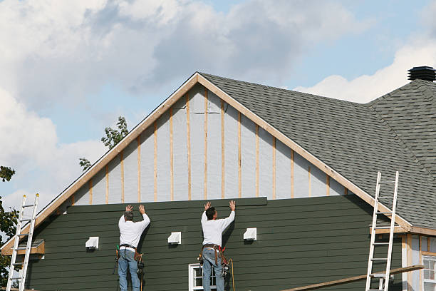 Professional Siding Repair technician working in Rheems, PA
